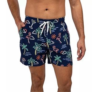 Men’s Chubbies “The Neon Lights” Classic Linerless Swim Trunk